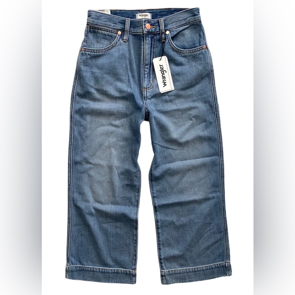 Wrangler Heritage Crop Wide Leg Jeans